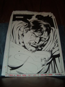 original artwork from jla year one purchased 2008